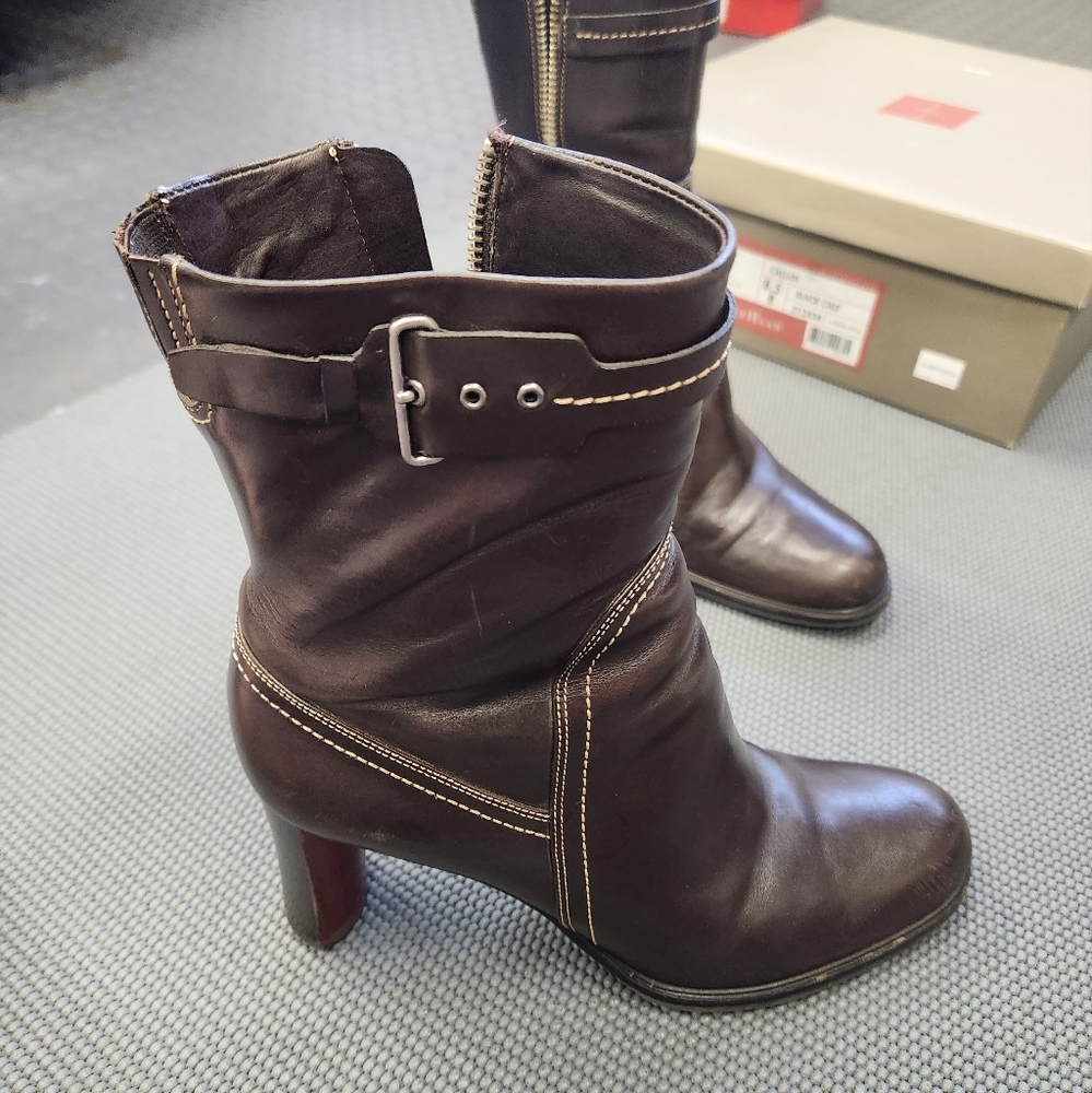 Cole Haan "Callan" Brown Calf Boots